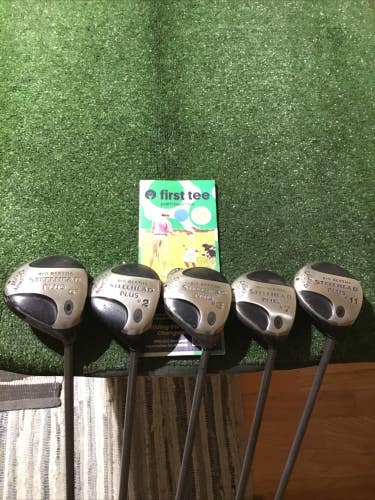 Callaway Big Bertha Steelhead Plus Woods Set D,2W,3W,7W,11W Reg/Seniors Graphite