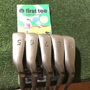 Ping G5 Black Dot Irons Set (5-PW, No 9 Iron) Seniors (Soft Reg) Graphite (Demo)