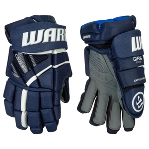 Warrior Covert QR6 Pro Senior Hockey Gloves Navy & Black