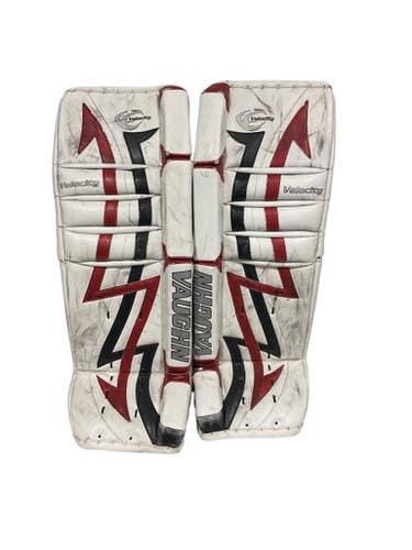 Used Vaughn VELOCITY Goalie Leg Pads Inter White 28" 11847-S000032901