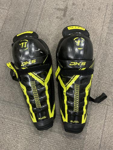 Used Warrior ALPHA DX5 Junior Shin Guards Black 13" 11614-S000230892