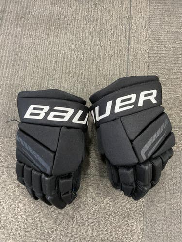 Used Bauer X Junior Gloves Black 10" 11614-S000230883