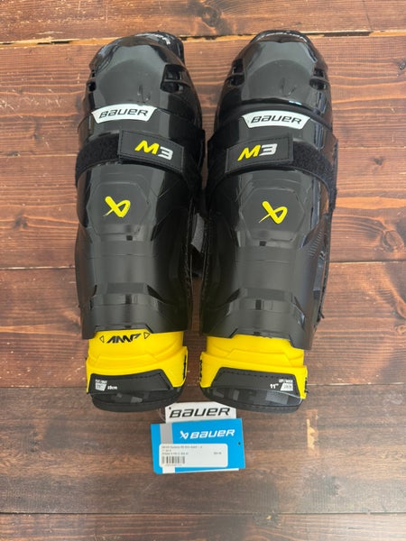 Junior Bauer Supreme M3 11" Shin Pads (New)