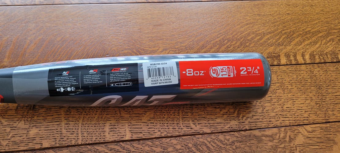 Brand New Marucci CAT9 USSSA Certified Bat (-8) 24 oz 32" (New)
