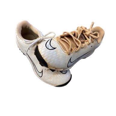 Used Nike SOFTBALL CLEATS BB/SB Cleats White Junior 01 11760-S000088053