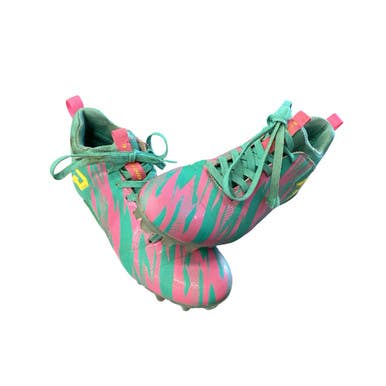 Used Adult FB Cleats Teal Senior 8 11760-S000088057