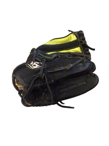 Used Louisville Slugger GLOVE BB/SB Glove RH Throw Black 12" 11760-S000088046