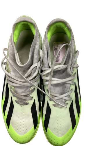 Used Adidas Soccer Indoor Shoes Green Senior 9.5 11613-S000177200