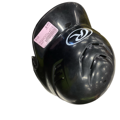 Used Rawlings BATTING HELMET Batting Helmet No Mask Black MD 11613-S000177180