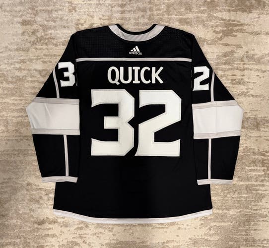 ADIDAS Los Angeles Kings #32 Jonathan Quick Jersey Size 54 Reverse Kiss Stitched