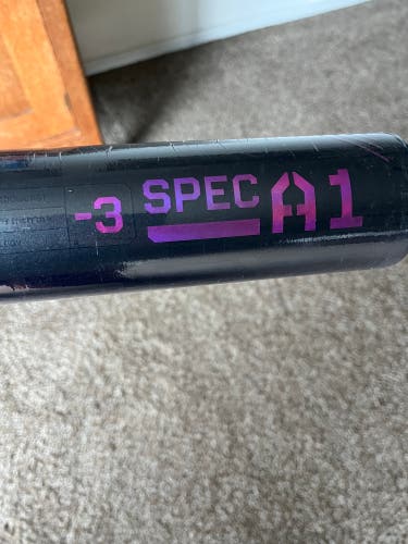 2025 New Combat Spec A1 Shadowcast BBCOR Certified Bat (-3) 33”x 30 oz.
