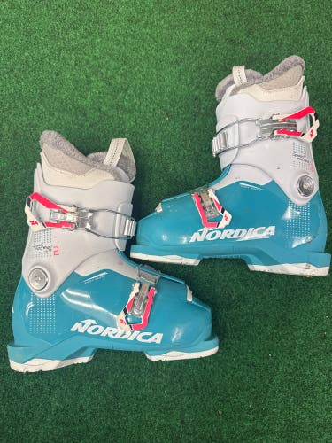 Kid's Nordica Speedmachine J2 Ski Boots (Used) | Mondo 20.5 (245mm)