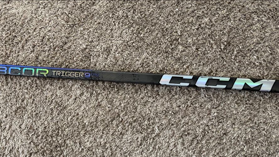 Intermediate CCM Ribcor Trigger 9 Pro Left Hand Hockey Stick P28 55 Flex (Used)