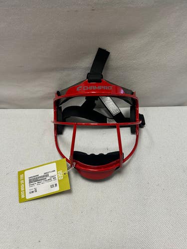 Used Champro ADULT FIELDERS MASK BB/SB Fielders Mask Red One Size 11490-S000268980