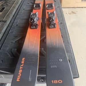 Men's 2022 All Mountain 180 cm Blizzard  Rustler 11 Skis With Bindings Max Din 13 (Used)