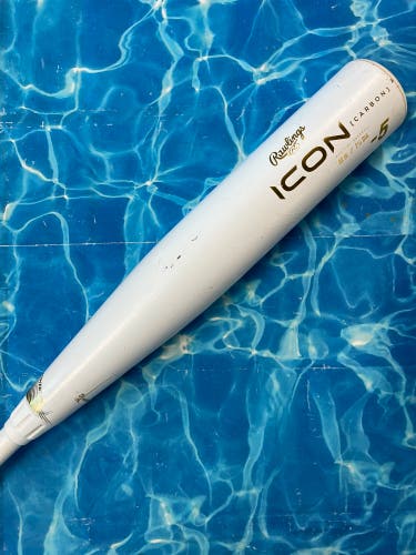 2024 Rawlings Icon Composite Bat USSSA Certified (-5) Composite 25 oz 30" (Used)