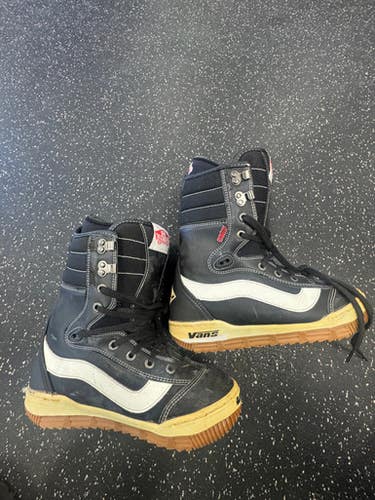 Used Vans HI STANDARD Mens Snowboard Boots Black Senior 8 11849-S000036851
