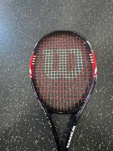 Used Wilson FUSION XL Adult Tennis Racquet Black 4 3/8" 11849-S000036849