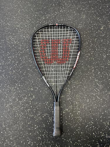 Used Wilson GRIP IT Adult Racquetball Racquet Black 4 5/8" 11849-S000036816