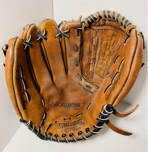 Spalding Professional Series 13" Baseball Glove Top Grain Leather AeroBack LHT