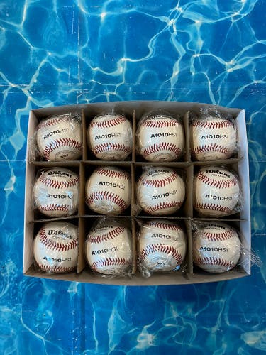 Wilson A1010HS1 Baseballs 12 Pack (1 Dozen) (New)