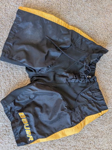 Black XL Bauer Team Pant Shell Pro Stock (Used)