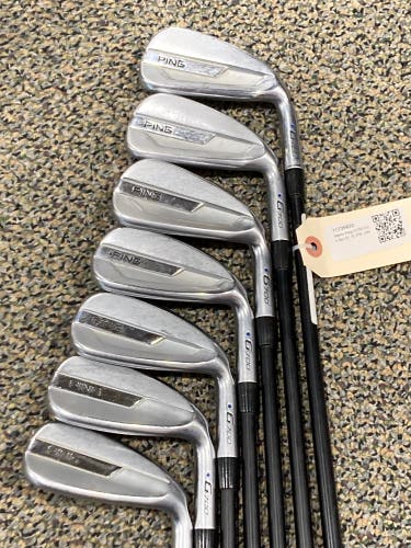 Used Men's Ping G700 Iron Set 5i - 9i, PW, UW | SR Flex | Alta CB Graphite Shafts