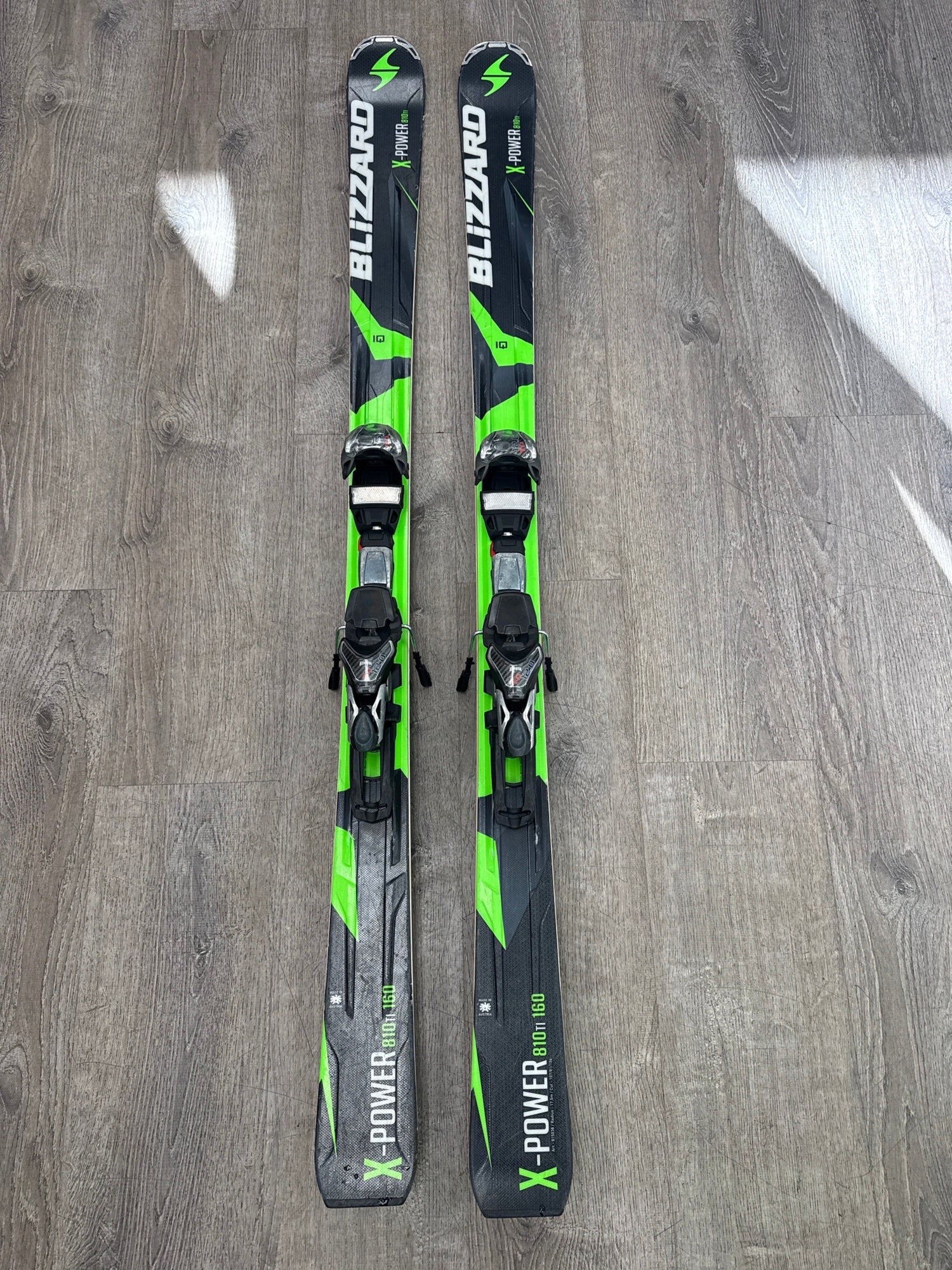 Men's Blizzard X-Power 810 Ti 160 cm With Marker 12.0 TP Bindings