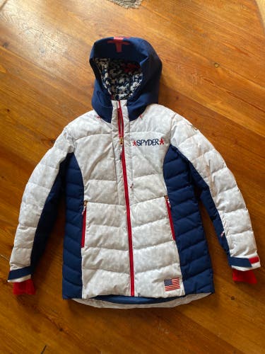 Spyder US ski team olympic jacket Women's Adult Large Jacket (Used)