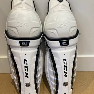 Senior CCM 21K 16" Shin Pads Pro Stock (Used)