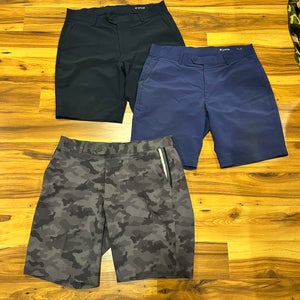 G/Fore Tech Tab 4-Way Stretch  Shorts Mens 33 and men’s 34 bundle