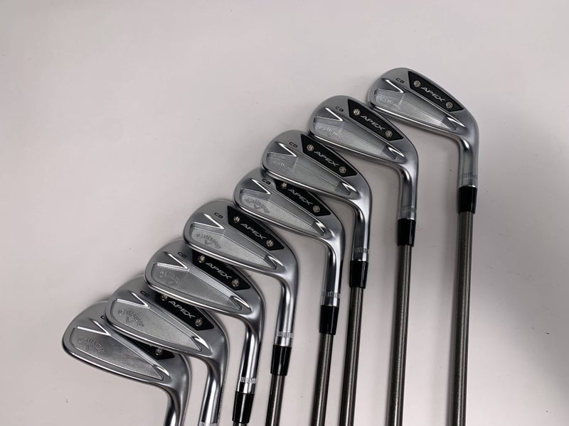 Callaway Apex CB 24 Iron Set 4-10+11 AeroTech SteelFiber i110cw 110g Stiff RH