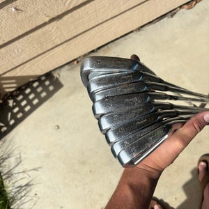 Men's Mizuno T-Zoid Pro Forged Right Handed Iron Set Stiff Flex Steel Shaft (Used)