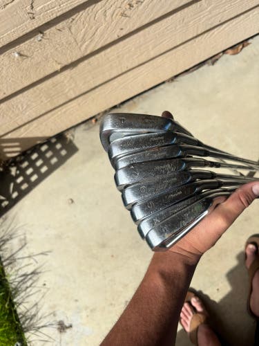 Men's Mizuno T-Zoid Pro Forged Right Handed Iron Set Stiff Flex Steel Shaft (Used)