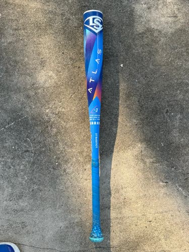 2025 Louisville Slugger Atlas Alloy BBCOR Certified Bat (-3) 27 oz 30" (Used)