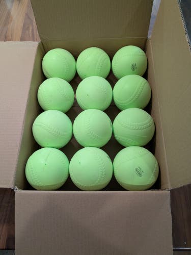 JUGS Lite-Flite Pitching Machine Softballs 12 Pack