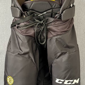 Men's Senior XL CCM HPTK Boston Bruins Pro Stock Hockey Pants
