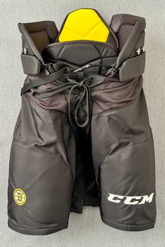 Men's Senior XL CCM HPTK Boston Bruins Pro Stock Hockey Pants