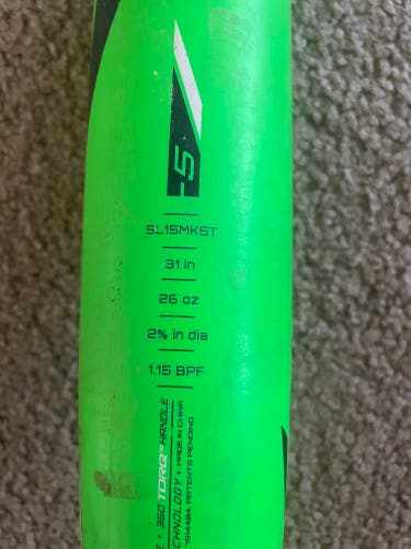 2016 Easton Mako Torq Composite USSSA Certified Bat (-5) 26 oz 31" (Used)