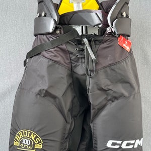 NEW CCM HPTK Boston Bruins Centennial Pro Stock Hockey Pants