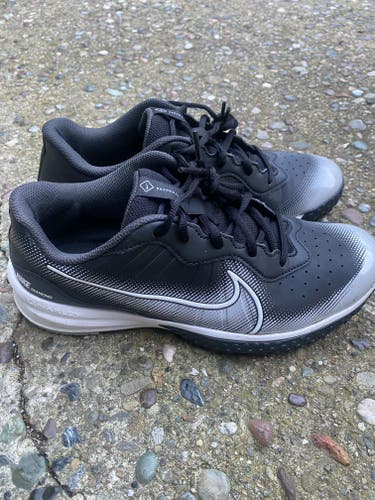 Black Men's Size M 8.5 (W 9.5) Nike Air Diamond Lunalon Turf Shoes (Used)