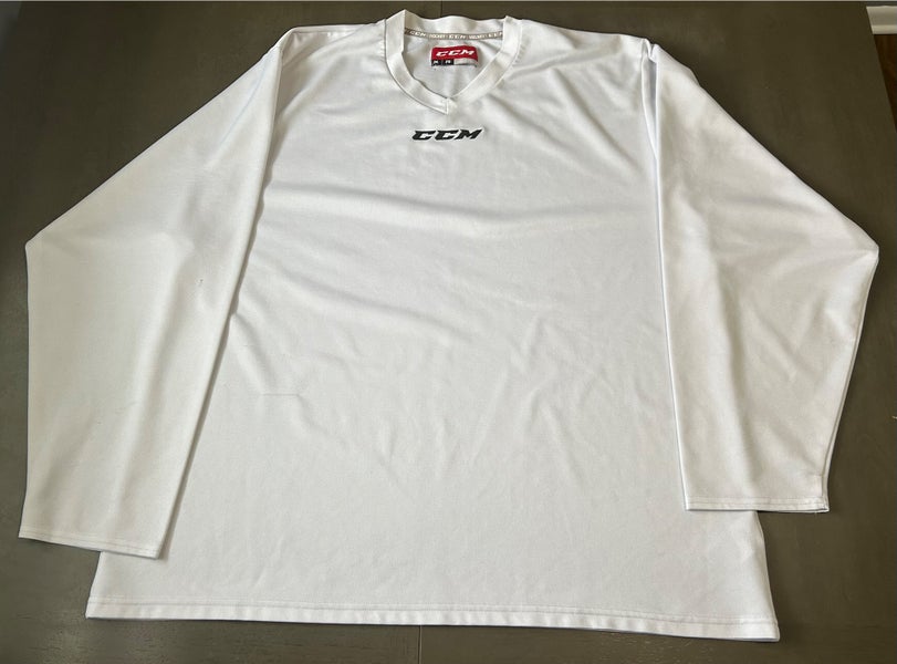 White XXL Men's CCM Jersey (Used)