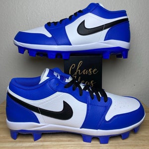 *NEW* Nike Air Jordan 1 Retro MCS Low Game Royal Baseball CJ8524-411 Men Size 11