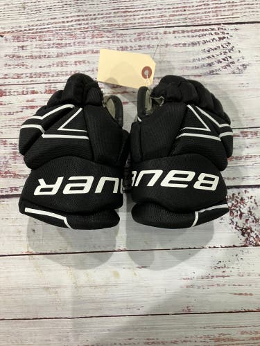Black Youth Bauer MS-1 Gloves 8" (Used)