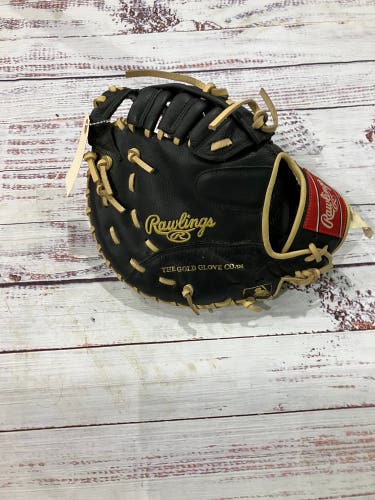 Black Rawlings Highlight Series RH First Base Baseball Glove 11.5" (Used)