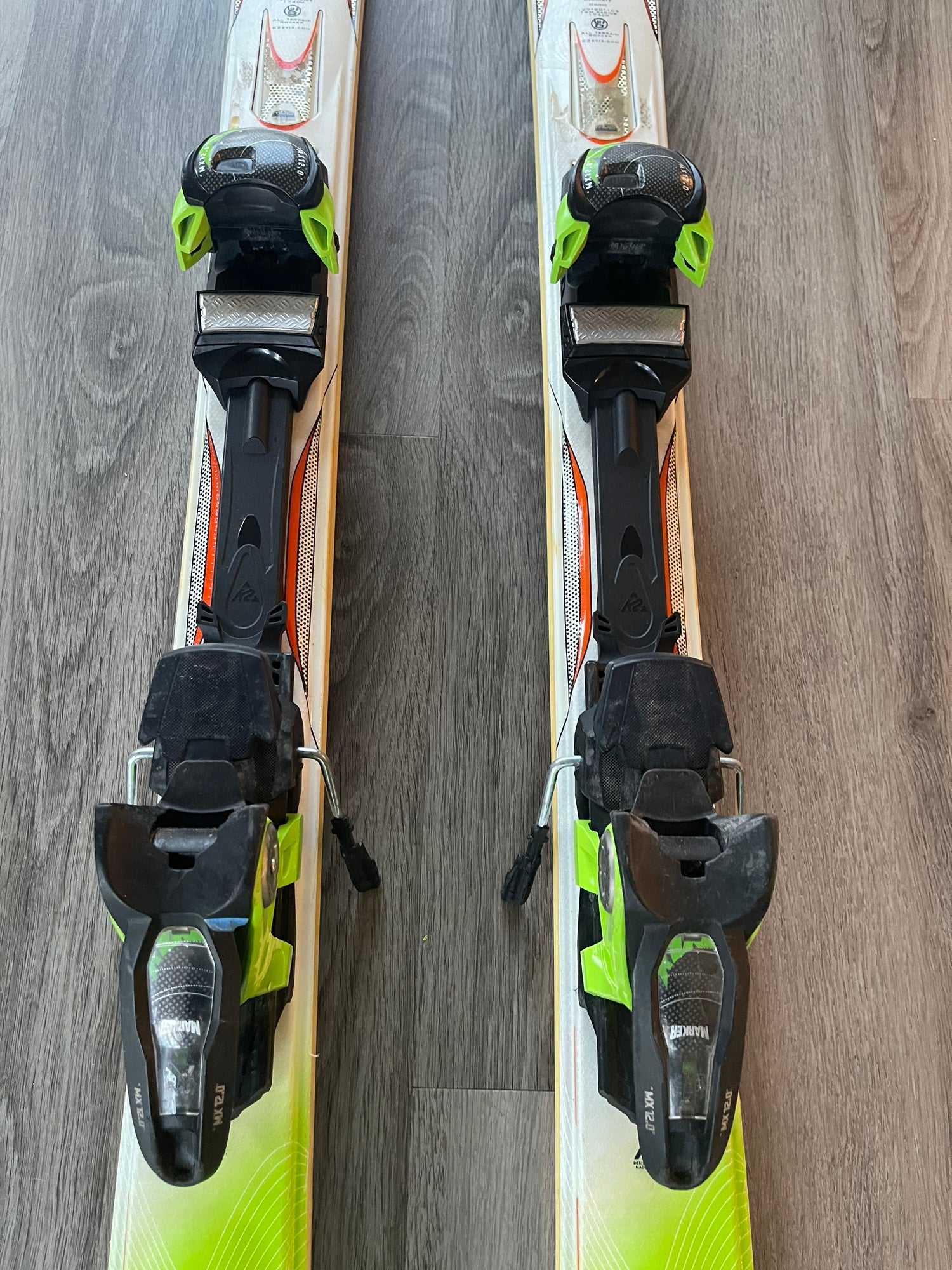 2016 K2 Amp Charger Used Skis 172cm with Marker MXCELL 12.0 TCx