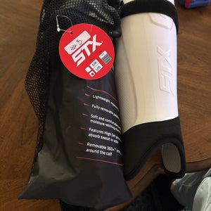 STX (New) stallion 800 shin guards lax goalie large / xl