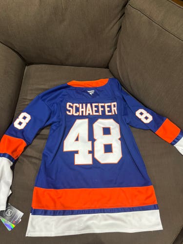 Matthew Schaefer New York islanders blue jersey jersey men’s size large new