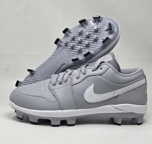 *NEW* Men Size 15 Nike Air Jordan 1 Retro Mcs Low Baseball Grey-White CJ8524-003