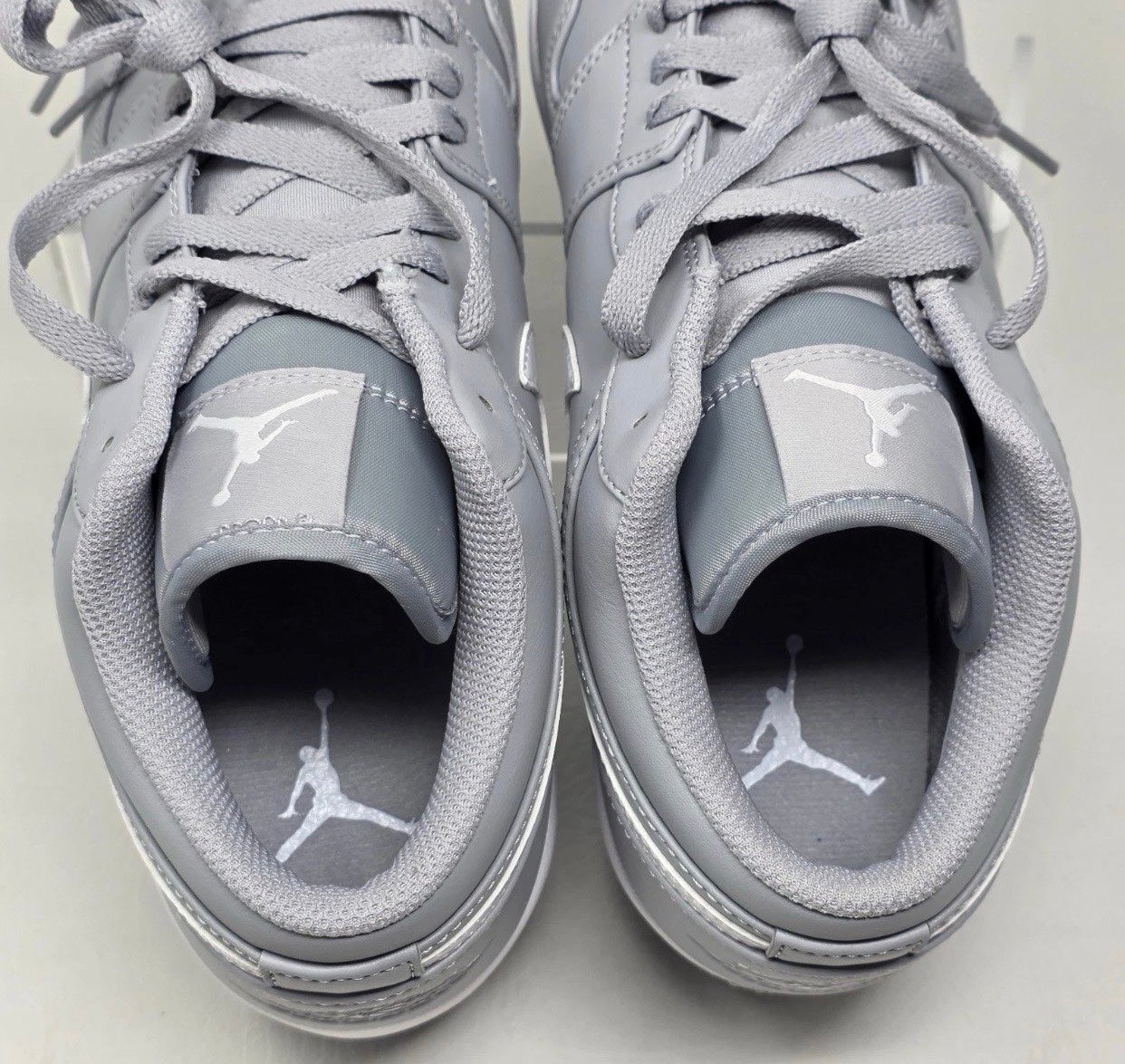 *NEW* Men Size 15 Nike Air Jordan 1 Retro Mcs Low Baseball Grey-White CJ8524-003 Jordan 1 Retro MCS Low Men main image 4